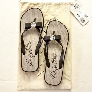 Brighton bowtie flip flops